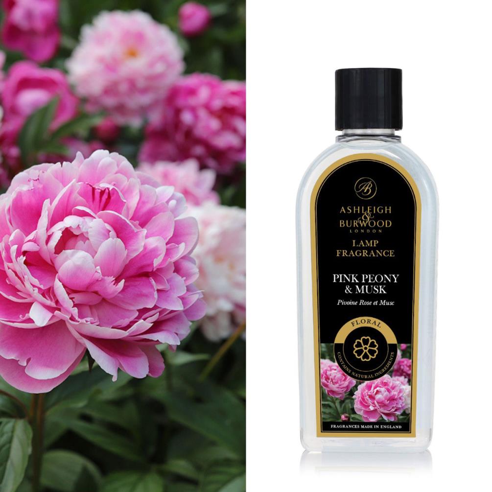 Ashleigh & Burwood Pink Peony & Musk Lamp Fragrance 500ml Extra Image 1